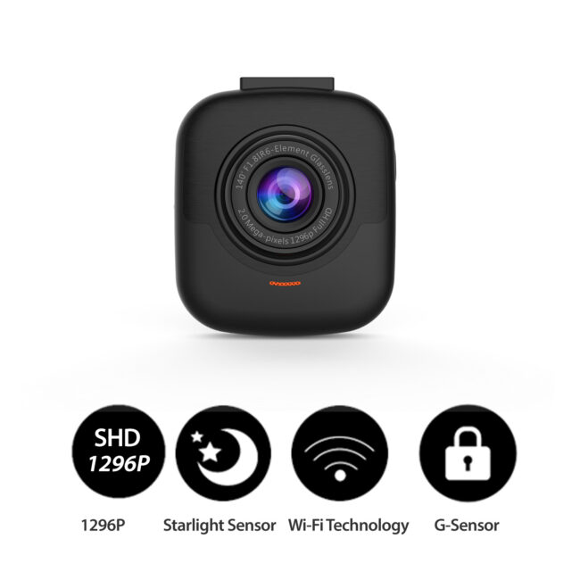 Adesso MyGekoGear Orbit 122 1080p HD Dash Camera with Blind Spot Mirrors -  GO1228G - Video Cameras 
