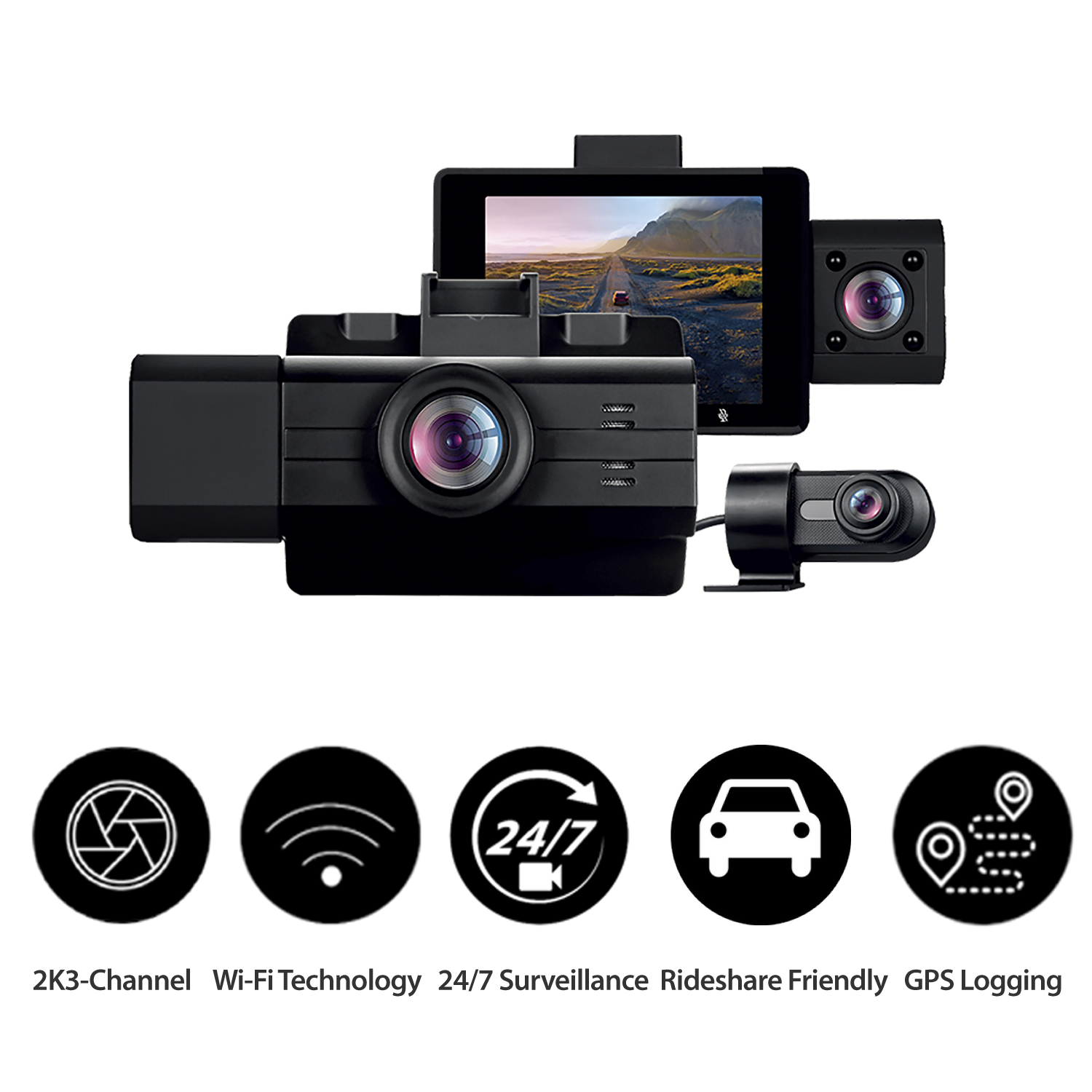 Scout Pro 2K HD GPS Dash Cam -